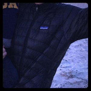 Women's Patagonia black down jacket